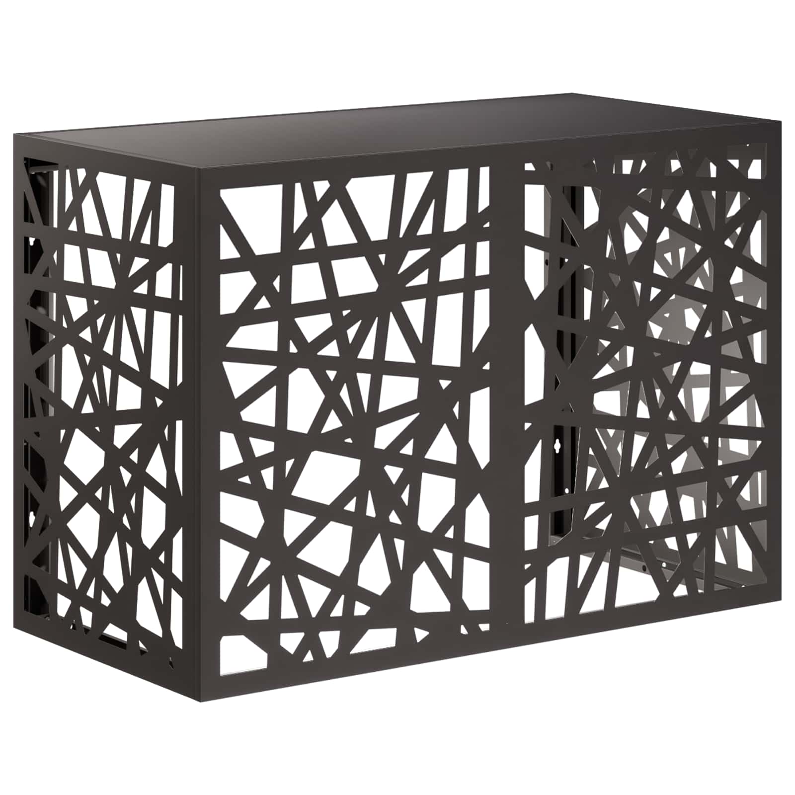 Κάλυμμα κλιματιστικού Μαύρο 100 x 50 x 70 cm Ατσάλι - Pakobazaar