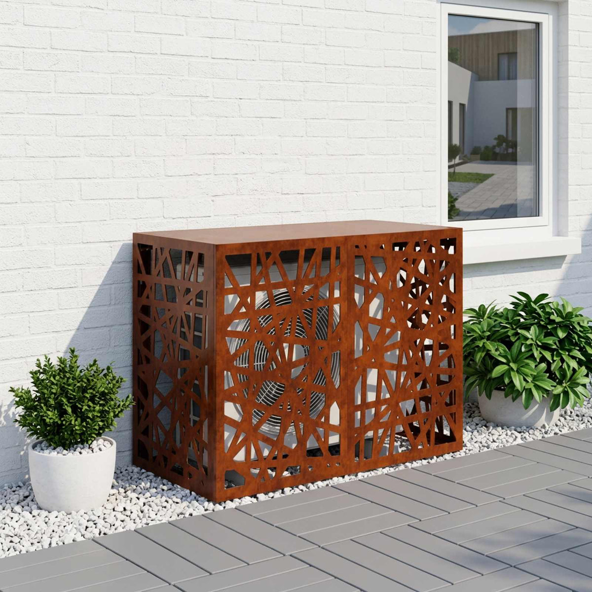 Κάλυμμα κλιματιστικού Σκ rusty 100 x 50 x 70 cm - Pakobazaar