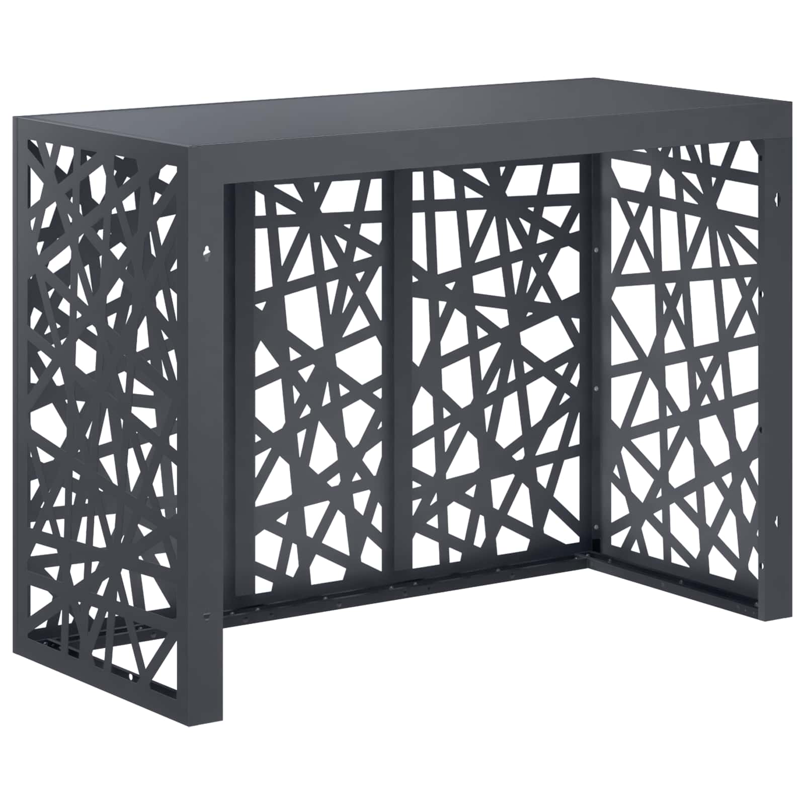 Κάλυμμα κλιματιστικού Ανθρακί 110 x 50 x 80 cm Ατσάλι - Pakobazaar