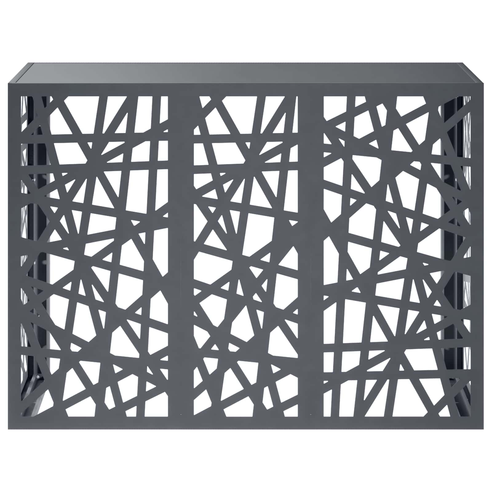 Κάλυμμα κλιματιστικού Ανθρακί 110 x 50 x 80 cm Ατσάλι - Pakobazaar