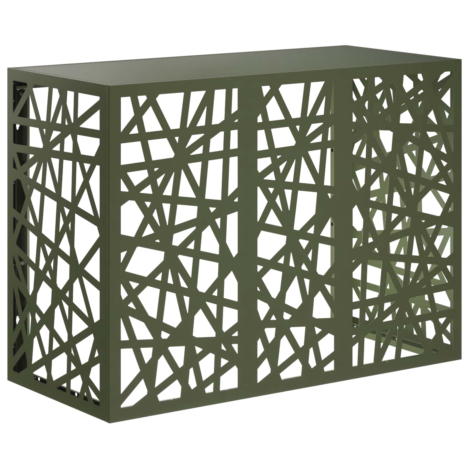 Κάλυμμα κλιματιστικού Λαδί 110 x 50 x 80 cm Ατσάλι