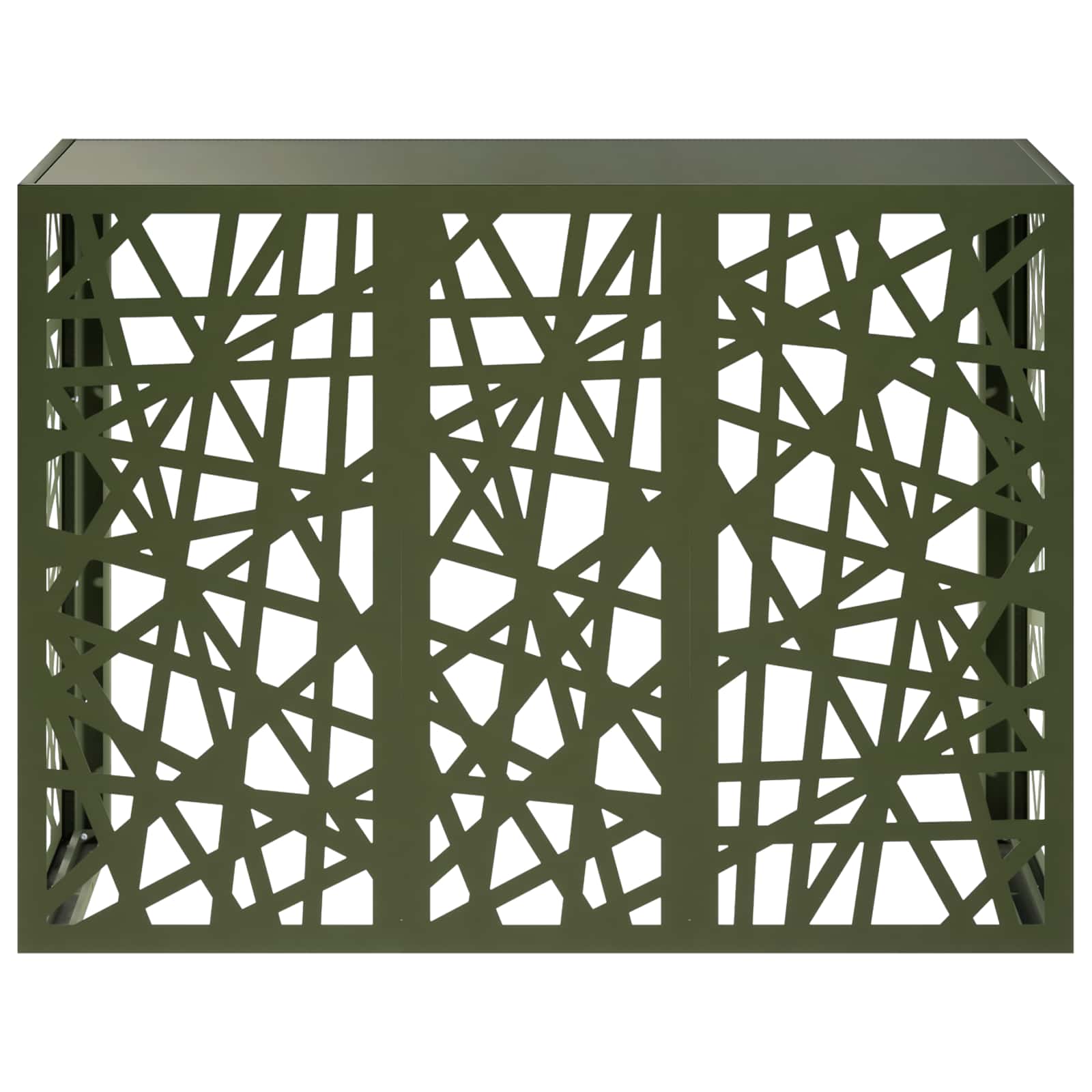 Κάλυμμα κλιματιστικού Λαδί 110 x 50 x 80 cm Ατσάλι