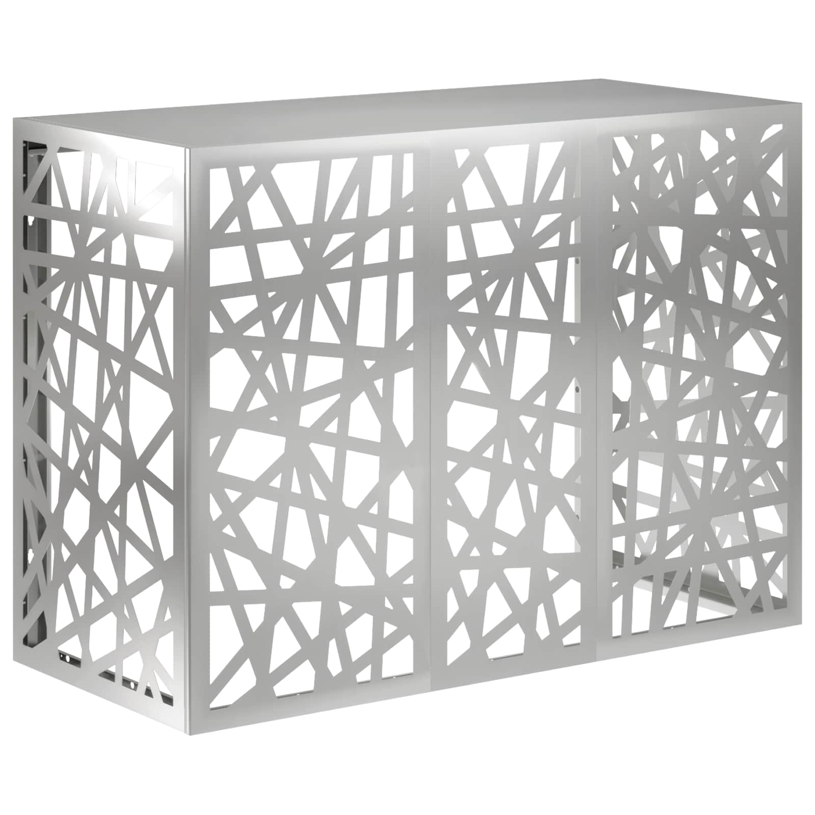 Κάλυμμα κλιματιστικού Ασημί 110 x 50 x 80 cm - Pakobazaar
