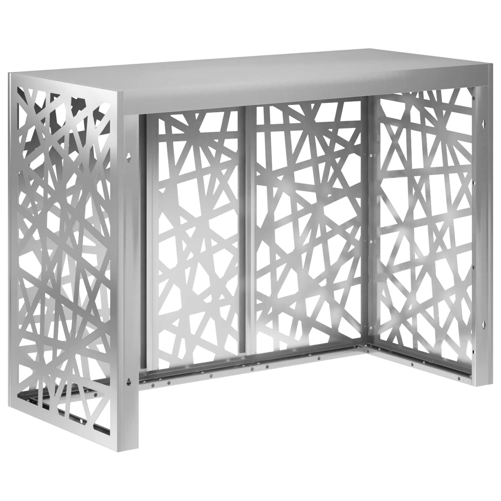 Κάλυμμα κλιματιστικού Ασημί 110 x 50 x 80 cm - Pakobazaar