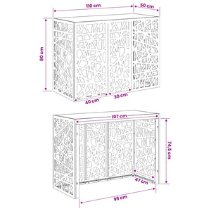 Κάλυμμα κλιματιστικού Σκ rusty 110 x 50 x 80 cm - Pakobazaar