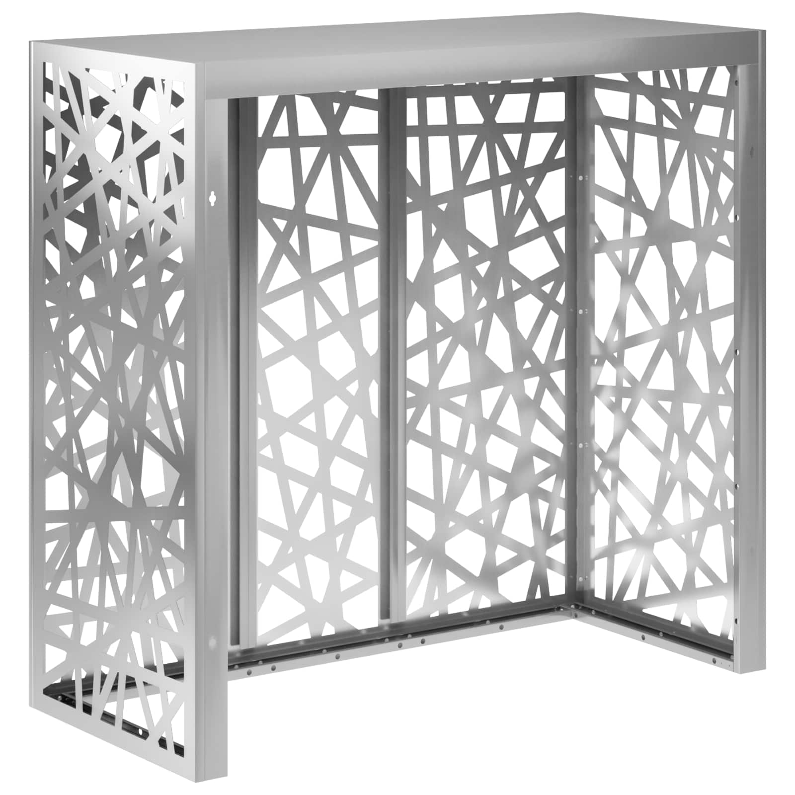 Κάλυμμα κλιματιστικού Ασημί 110 x 50 x 105 εκ - Pakobazaar