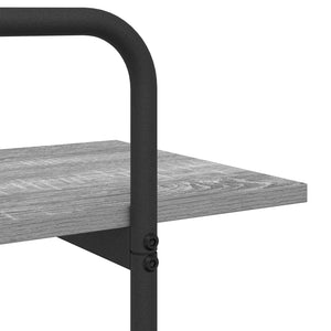 Ράφι Βιβλίων 4 επίπεδα 100 x 35 x 140 εκ. PB Γκρι Sonoma - Pakobazaar