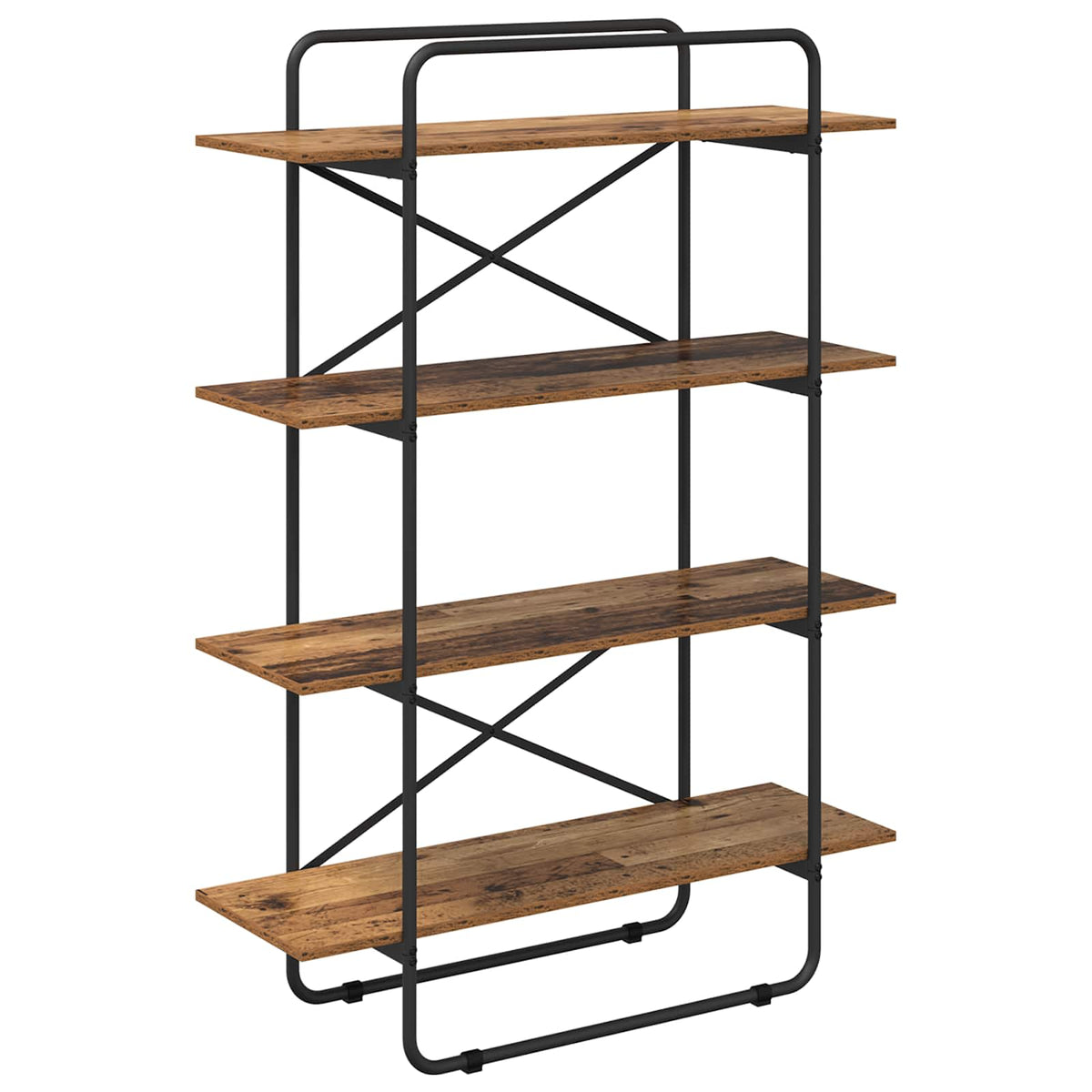 Ράφι Βιβλίων 4 επίπεδα 100 x 35 x 140 εκ. PB Ξύλο δρυός - Pakobazaar