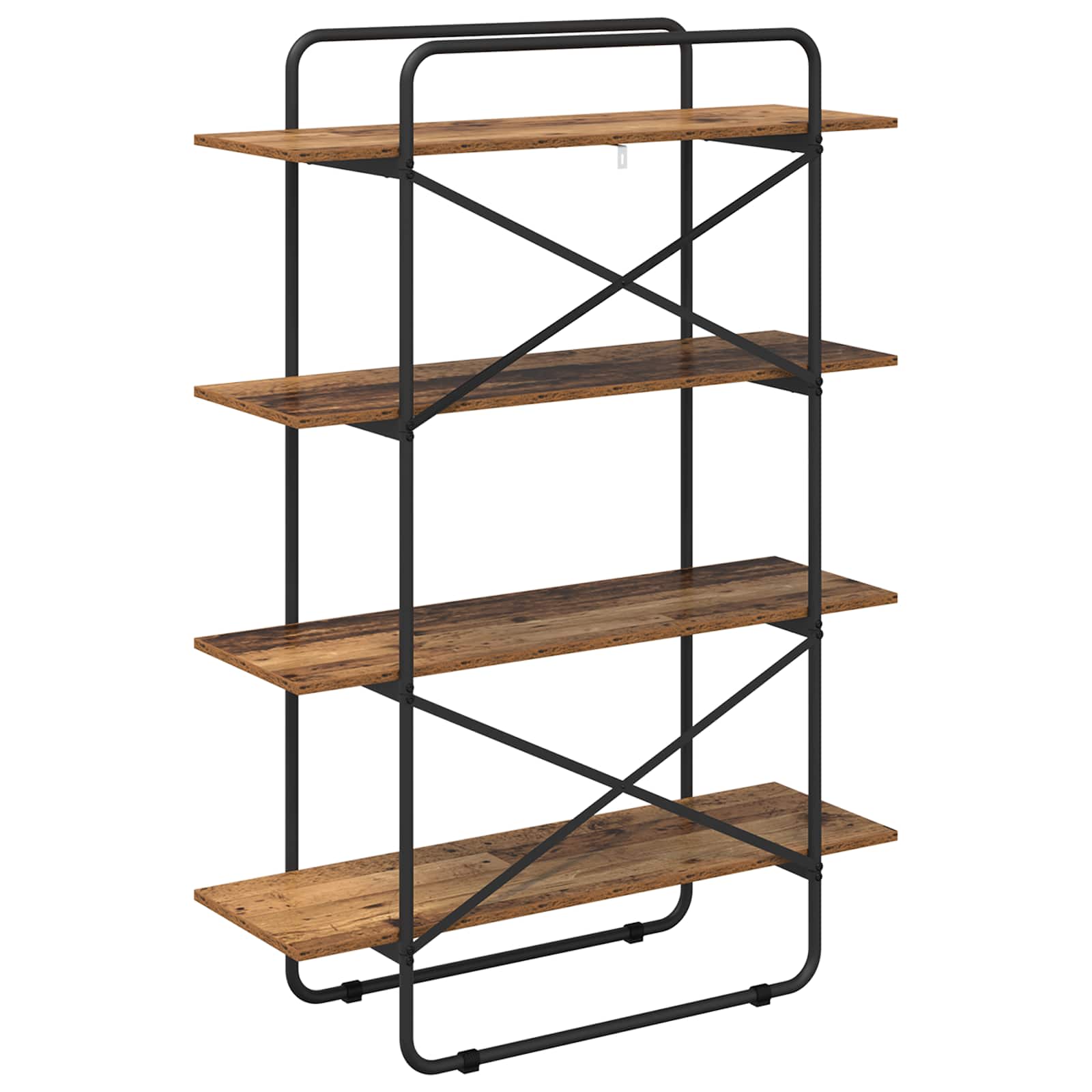 Ράφι Βιβλίων 4 επίπεδα 100 x 35 x 140 εκ. PB Ξύλο δρυός - Pakobazaar