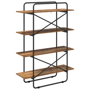 Ράφι Βιβλίων 4 επίπεδα 100 x 35 x 140 εκ. PB Ξύλο δρυός - Pakobazaar