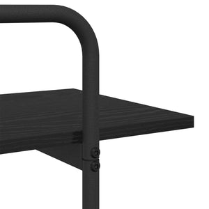 Ράφι Βιβλίων 3 επίπεδα 100 x 35 x 105 εκ. PB Μαύρη Δρυς - Pakobazaar