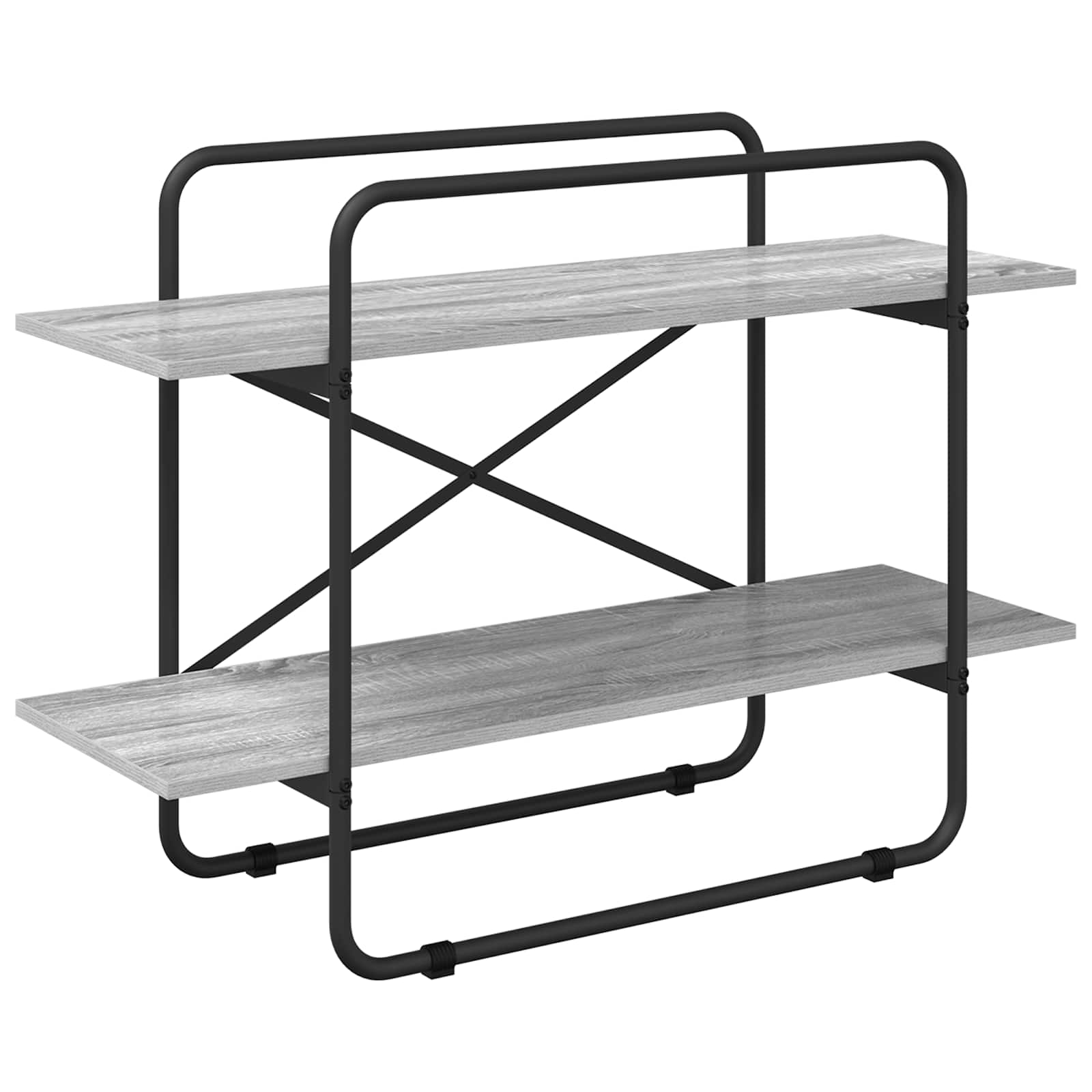 Ράφι Βιβλίων 2 επίπεδα 100 x 35 x 70 εκ. PB Γκρι Sonoma