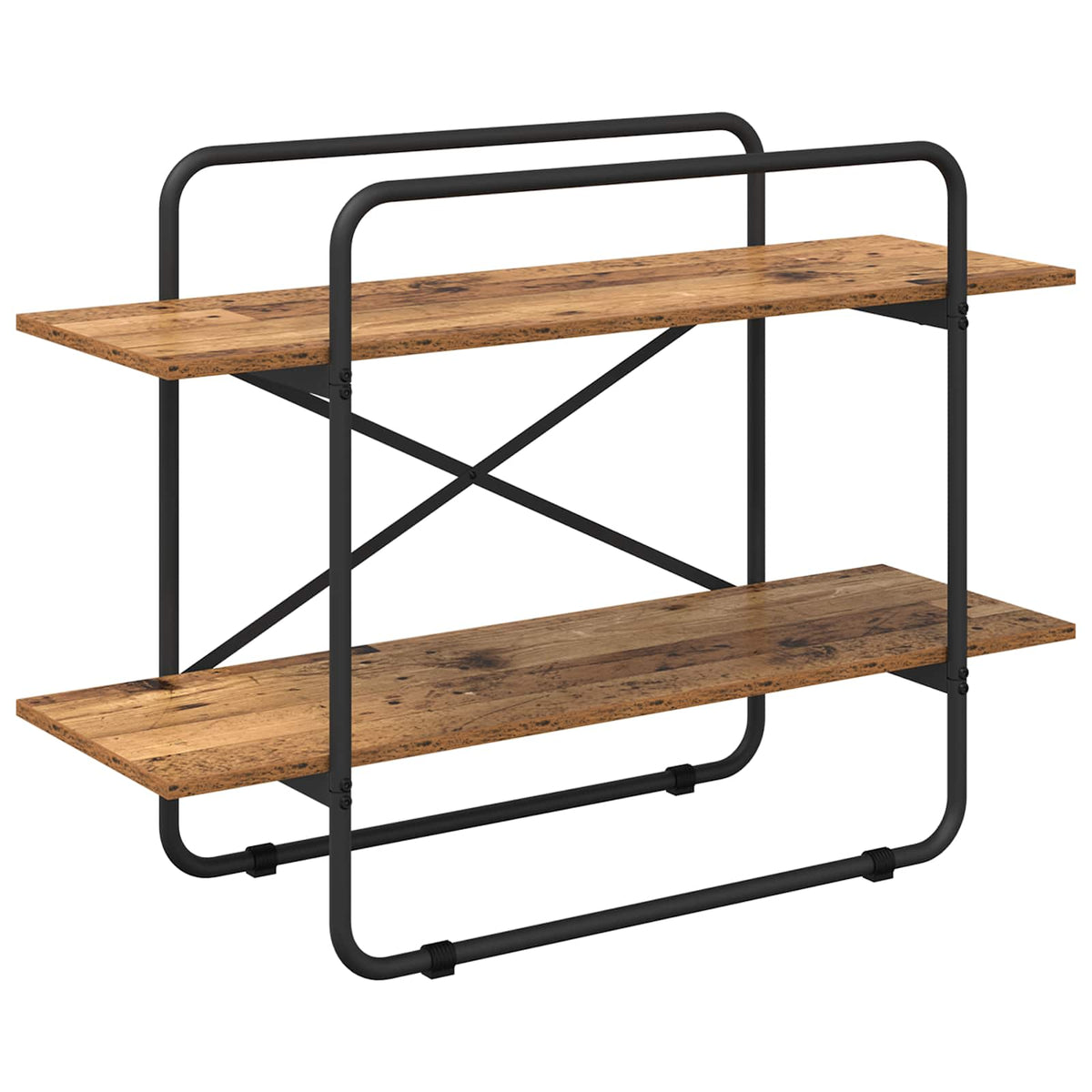 Ράφι Βιβλίων 2 επίπεδα 100 x 35 x 70 εκ. PB Ξύλο δρυός - Pakobazaar