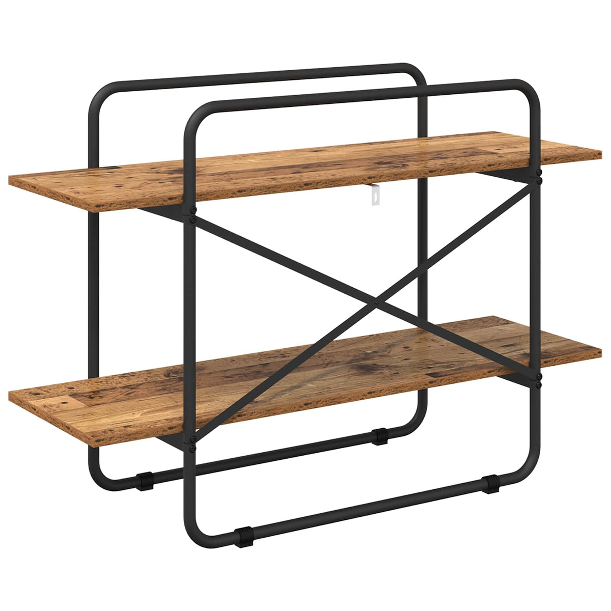 Ράφι Βιβλίων 2 επίπεδα 100 x 35 x 70 εκ. PB Ξύλο δρυός - Pakobazaar