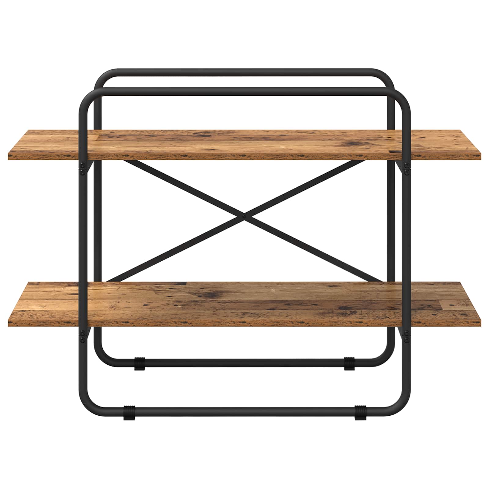 Ράφι Βιβλίων 2 επίπεδα 100 x 35 x 70 εκ. PB Ξύλο δρυός - Pakobazaar
