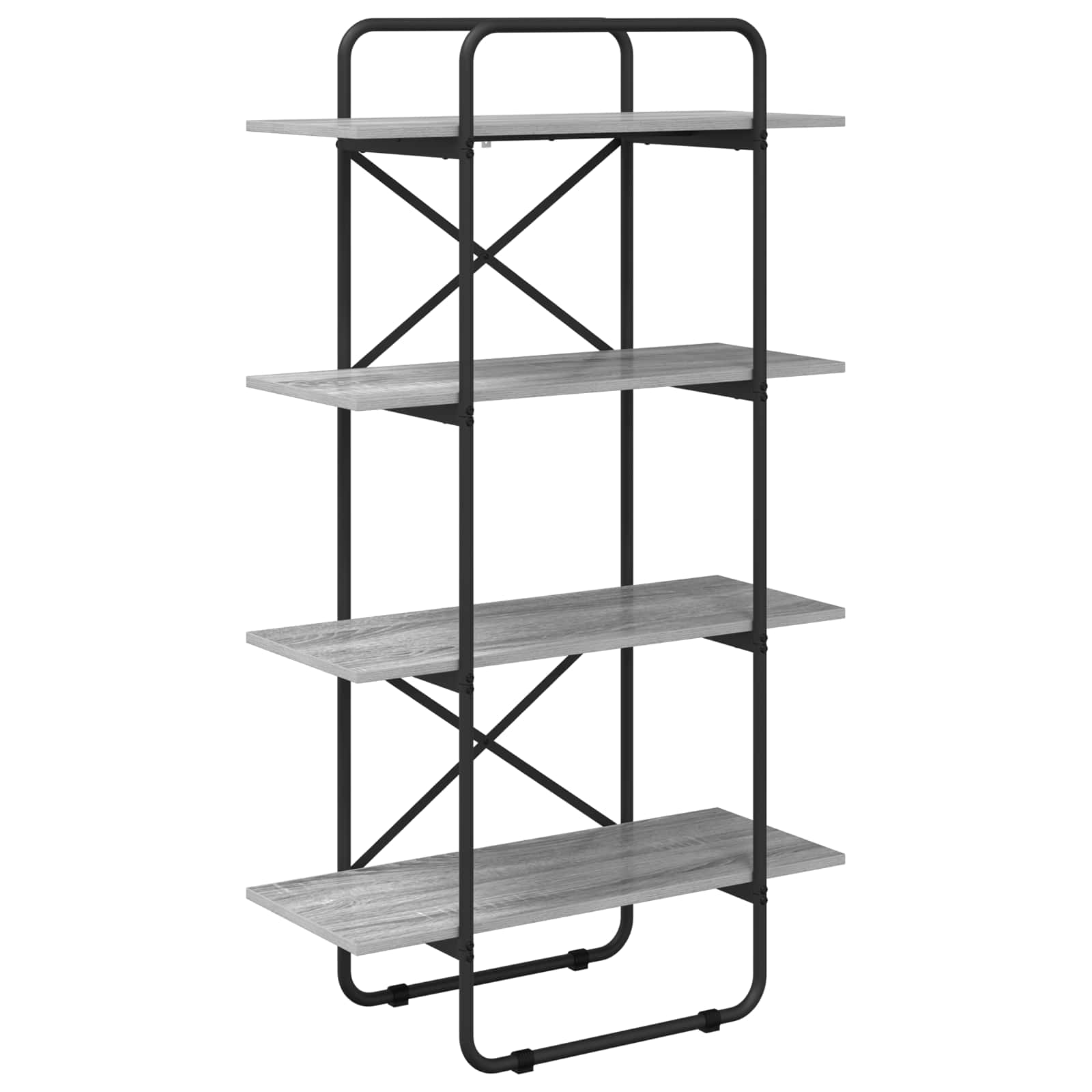 Ράφι Βιβλίων 4 επίπεδα 80 x 35 x 140 εκ. PB Γκρι Sonoma