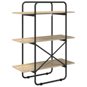 Ράφι Βιβλίων 3 επίπεδα 80 x 35 x 105 εκ. PB Sonoma Δρυς - Pakobazaar