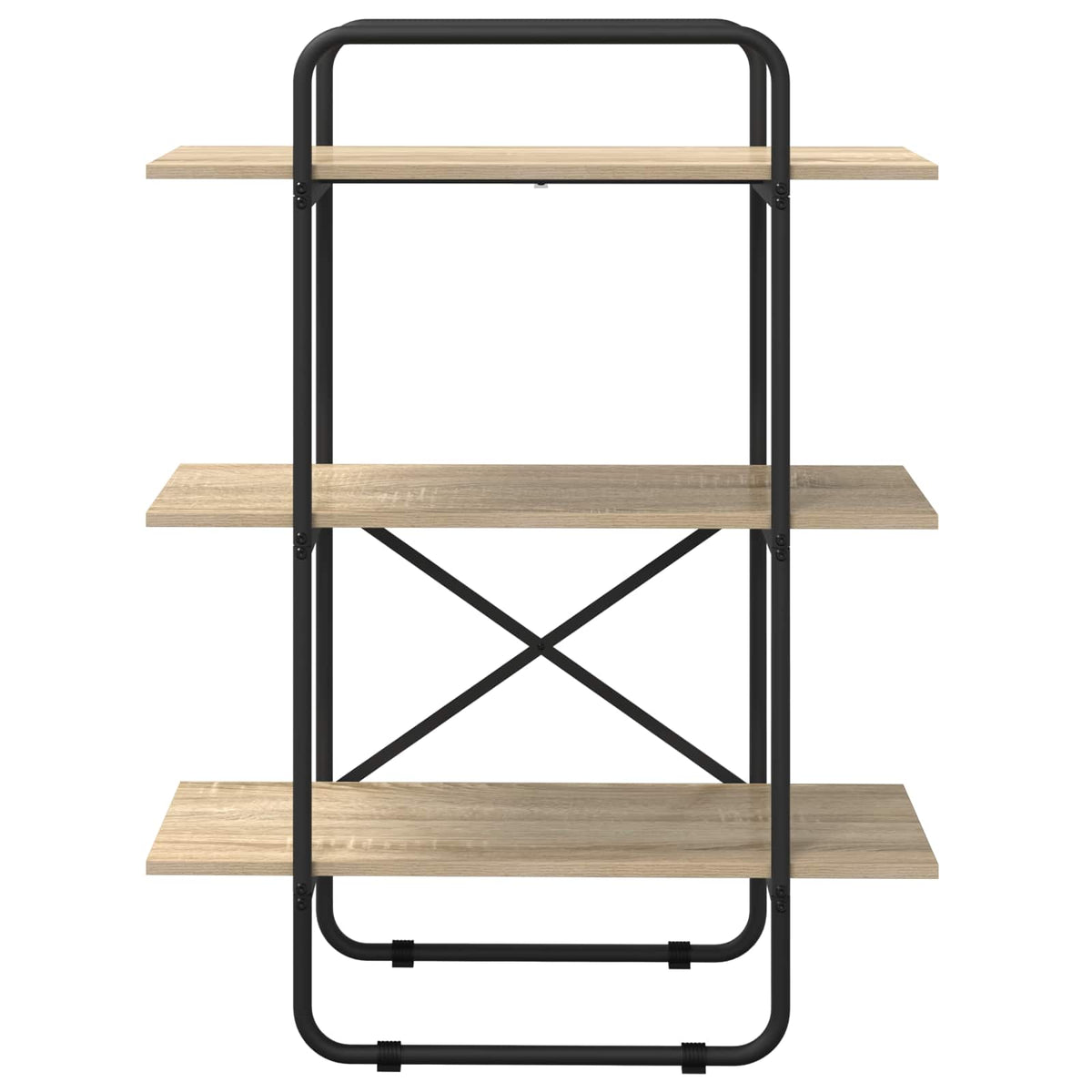 Ράφι Βιβλίων 3 επίπεδα 80 x 35 x 105 εκ. PB Sonoma Δρυς - Pakobazaar