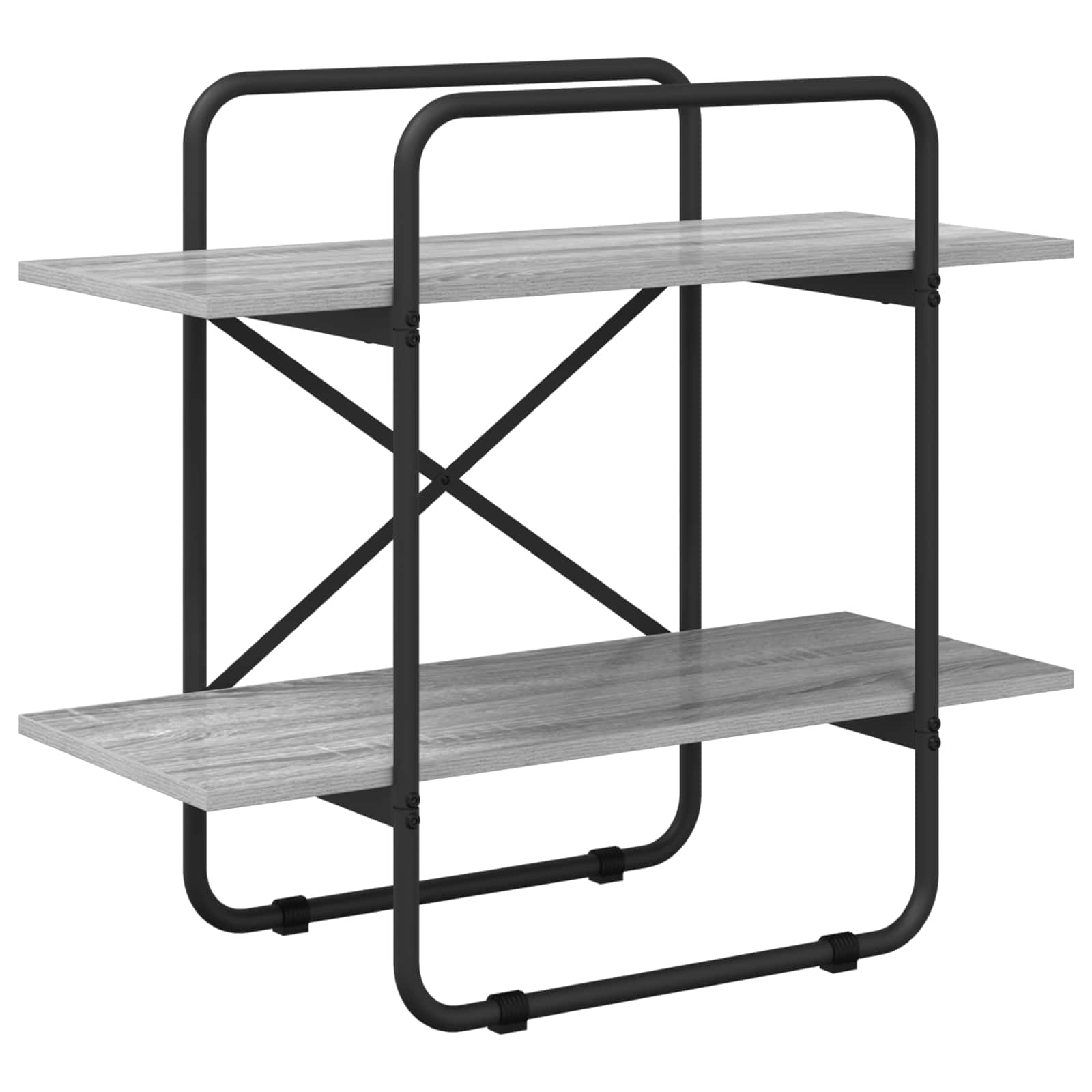 Ράφι Βιβλίων 2 επίπεδα 80 x 35 x 70 εκ. PB Γκρι Sonoma