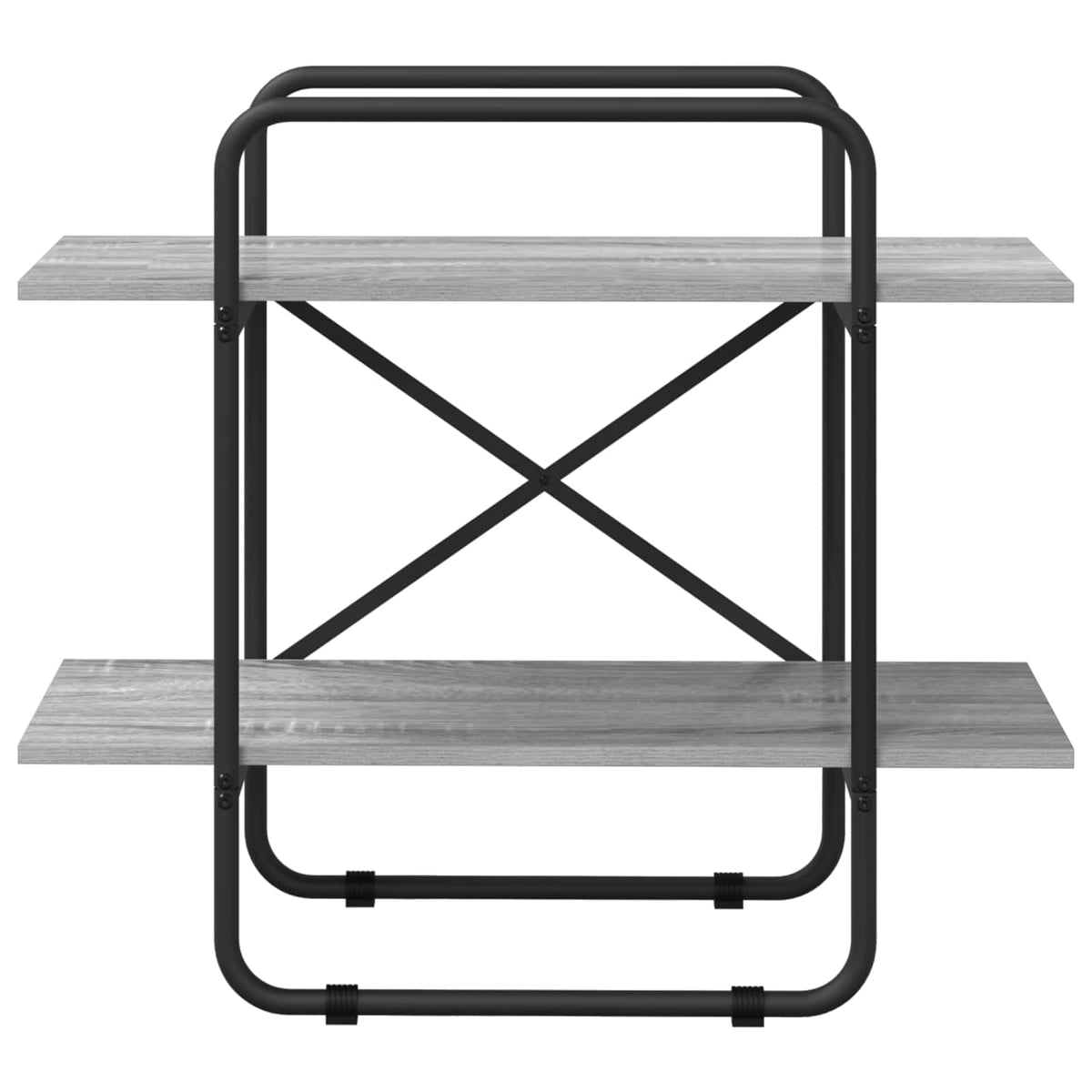 Ράφι Βιβλίων 2 επίπεδα 80 x 35 x 70 εκ. PB Γκρι Sonoma