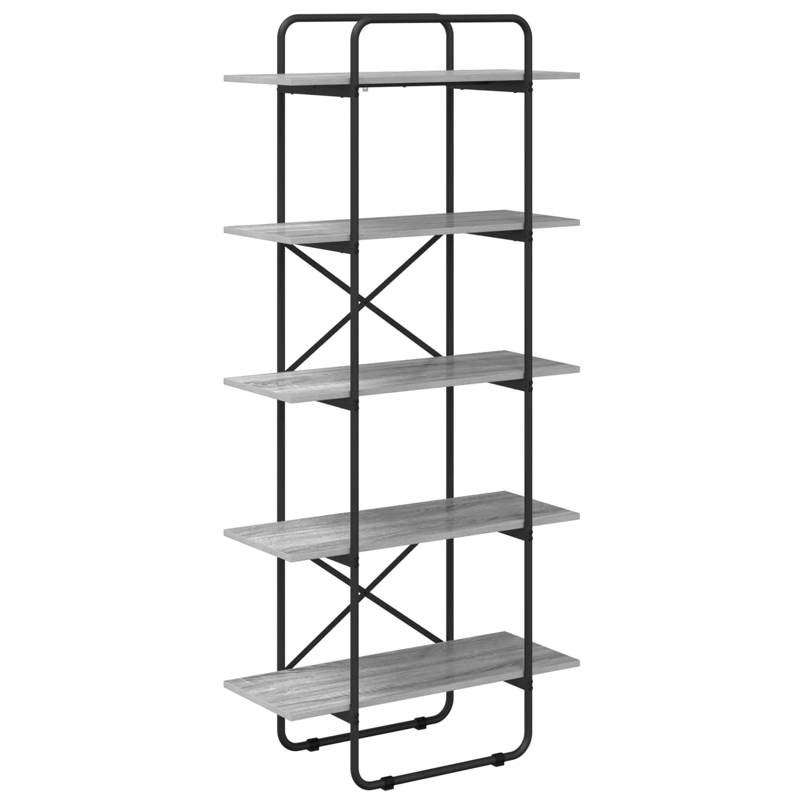 Ράφι Βιβλίων 5 επίπεδα 60 x 35 x 175,5 εκ. PB Γκρι Sonoma - Pakobazaar