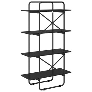 Ράφι Βιβλίων 4 επίπεδα 60 x 35 x 140 εκ. PB Μαύρη Δρυς - Pakobazaar
