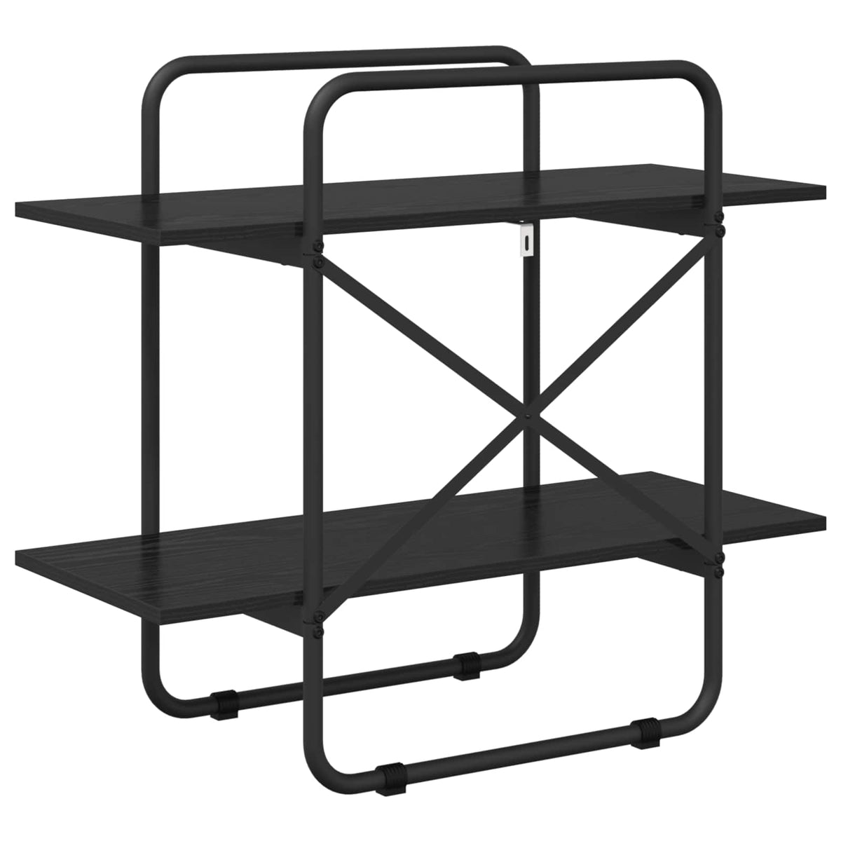 Ράφι Βιβλίων 2 επίπεδα 60 x 35 x 70 cm PB Μαύρη Δρυς - Pakobazaar