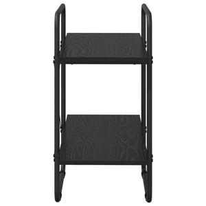 Ράφι Βιβλίων 2 επίπεδα 60 x 35 x 70 cm PB Μαύρη Δρυς - Pakobazaar