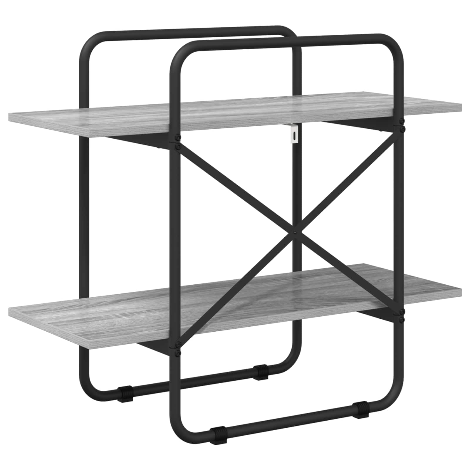 Ράφι Βιβλίων 2 επίπεδα 60 x 35 x 70 cm PB Γκρι Sonoma - Pakobazaar