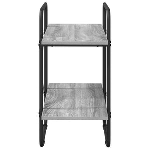 Ράφι Βιβλίων 2 επίπεδα 60 x 35 x 70 cm PB Γκρι Sonoma - Pakobazaar