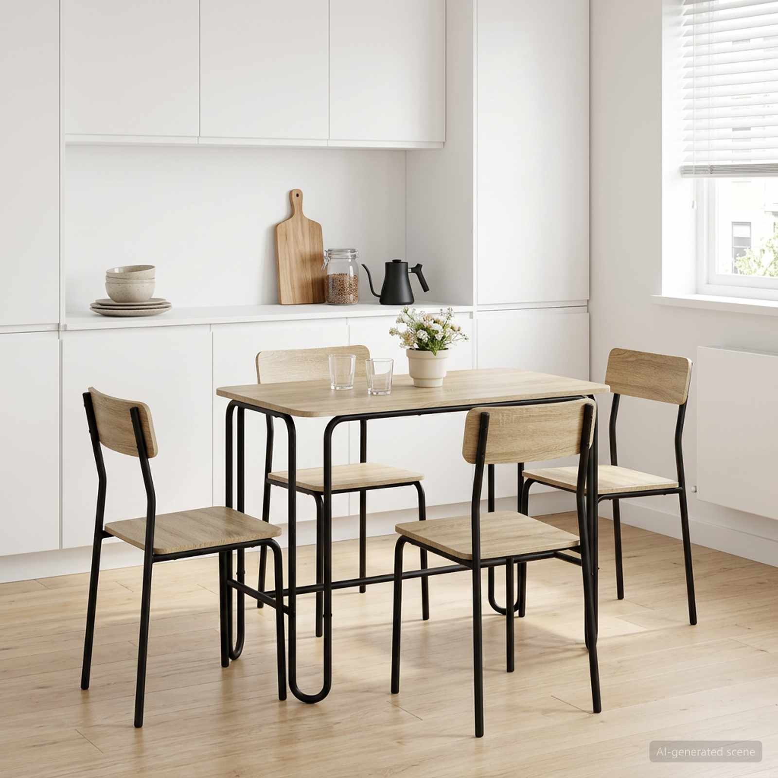Τραπεζαρία 100 x 50 x 75 cm Επεξεργασμένο Ξύλο Sonoma Δρυς - Pakobazaar