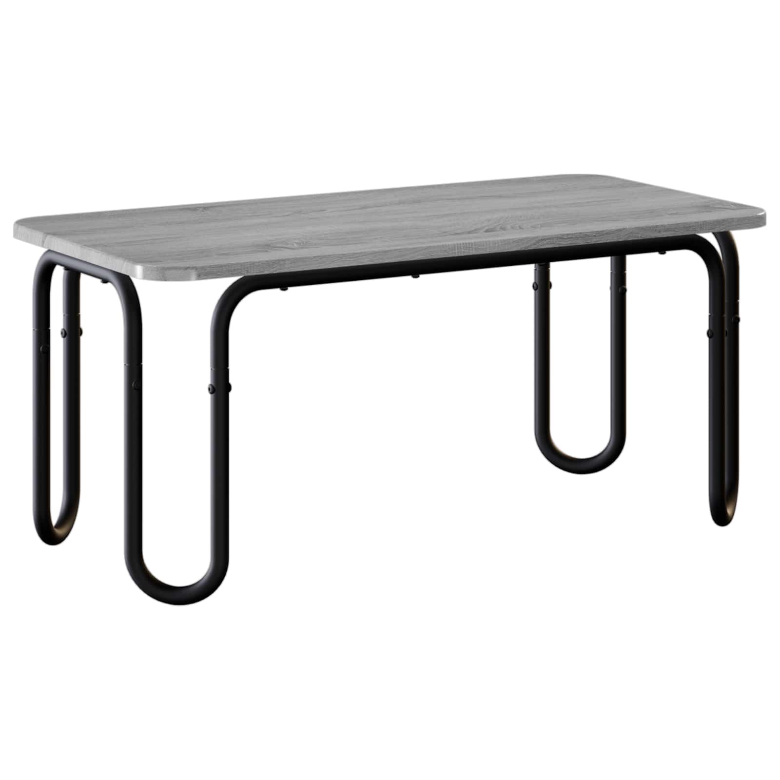 Τραπεζάκι σαλονιού Γκρι Sonoma 79,5 x 40 x 36 εκ - Pakobazaar