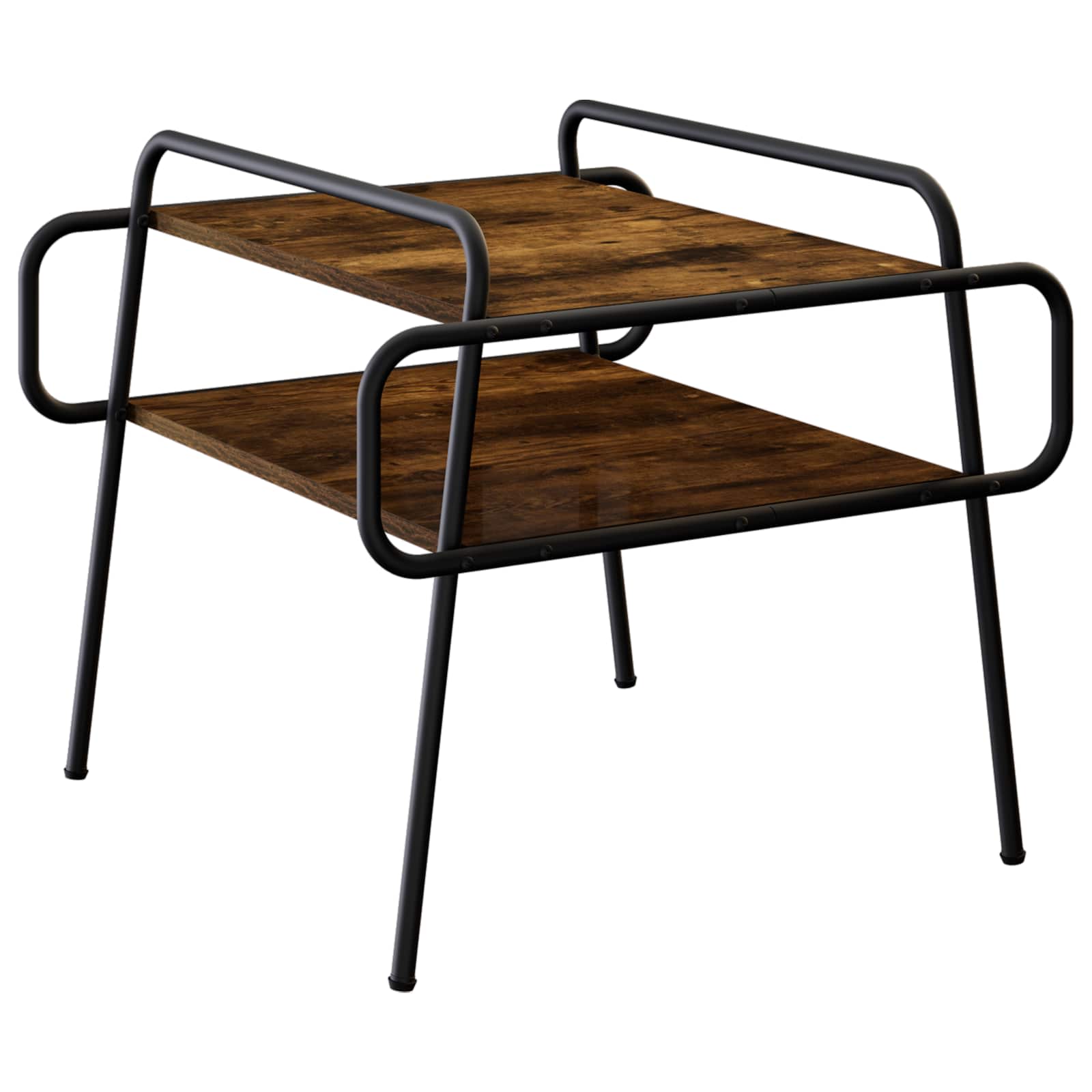 Τραπεζάκι σαλονιού Καπνισμένο Ξύλο Δρυός 60 x 60 x 51 εκ - Pakobazaar