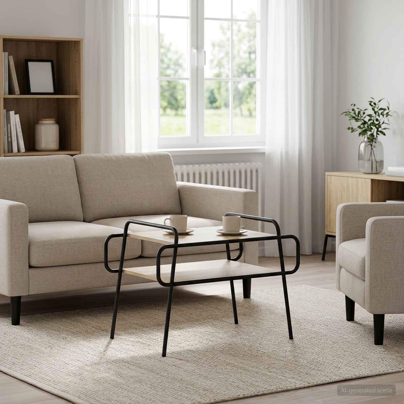 Τραπεζάκι σαλονιού Sonoma Δρυς 70 x 50 x 51 εκ