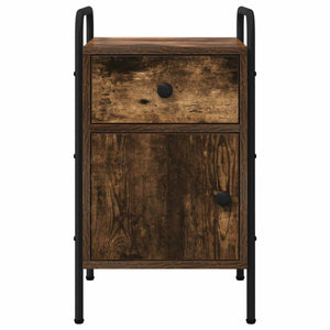 Κομοδίνο Καπνισμένο Ξύλο Δρυός 35 x 36,5 x 61 εκ - Pakobazaar
