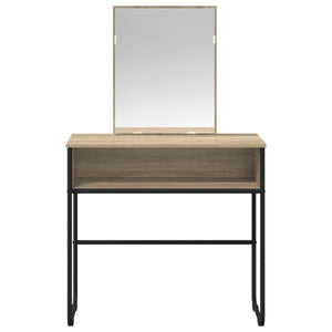Τραπέζι περιποίησης με ράφι Sonoma Δρυς 81 x 40 x 131 εκ - Pakobazaar