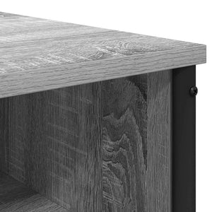 Τραπέζι περιποίησης με ράφι Γκρι Sonoma 81 x 40 x 131 εκ - Pakobazaar