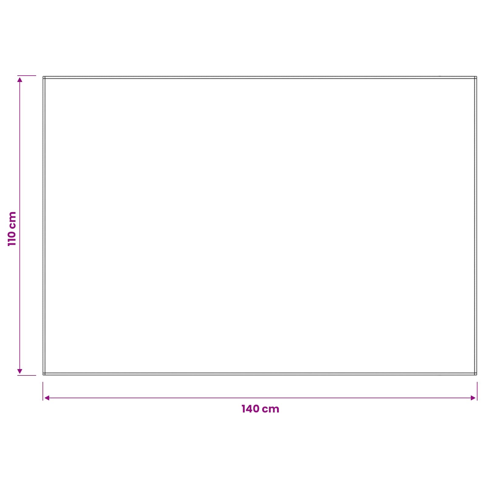 Ύφασμα Τραπέζης Ορθογώνιος Μπεζ 110 x 140 εκ. Πολυεστέρας - Pakobazaar