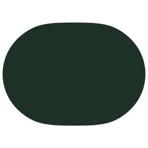 Ύφασμα Τραπέζης Ωοειδής Σκούρο Πράσινο 160 x 220 cm Πολυεστέρας