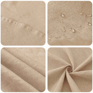 Ύφασμα Τραπέζης Ωοειδής Μπεζ 160 x 220 cm - Pakobazaar