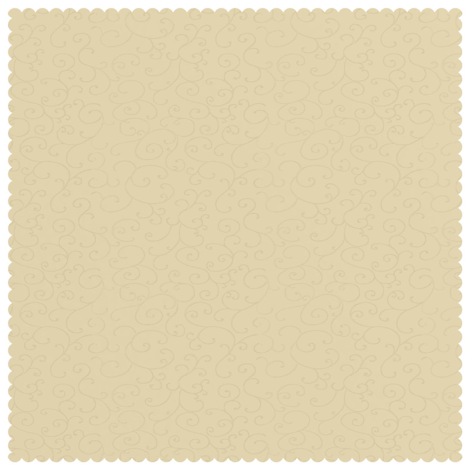 Ύφασμα Τραπέζης τετράγωνο Λευκό κρεμ 90 x 90 cm - Pakobazaar