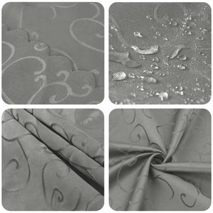 Ύφασμα Τραπέζης Ορθογώνιος Ανοιχτό γκρι 140 x 140 cm - Pakobazaar