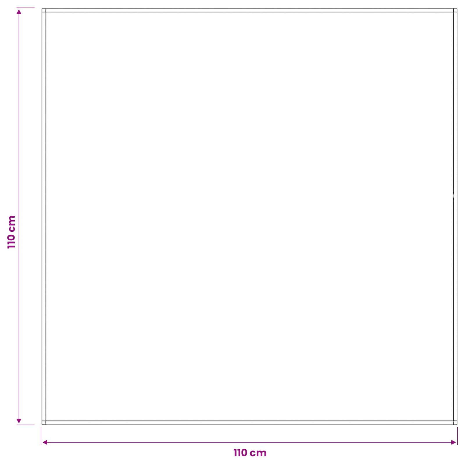 Ύφασμα Τραπέζης 5 τμχ. Ανοιχτό γκρι 110 x 110 cm Πολυεστέρας