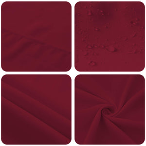 Ύφασμα Τραπέζης 5 τμχ. Γύρος Κόκκινο Ø 140 εκ Πολυεστέρας