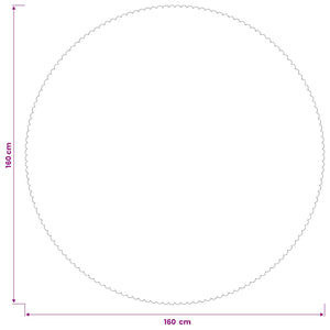 Ύφασμα Τραπέζης 5 τμχ. Γύρος Κόκκινο Ø 160 cm - Pakobazaar
