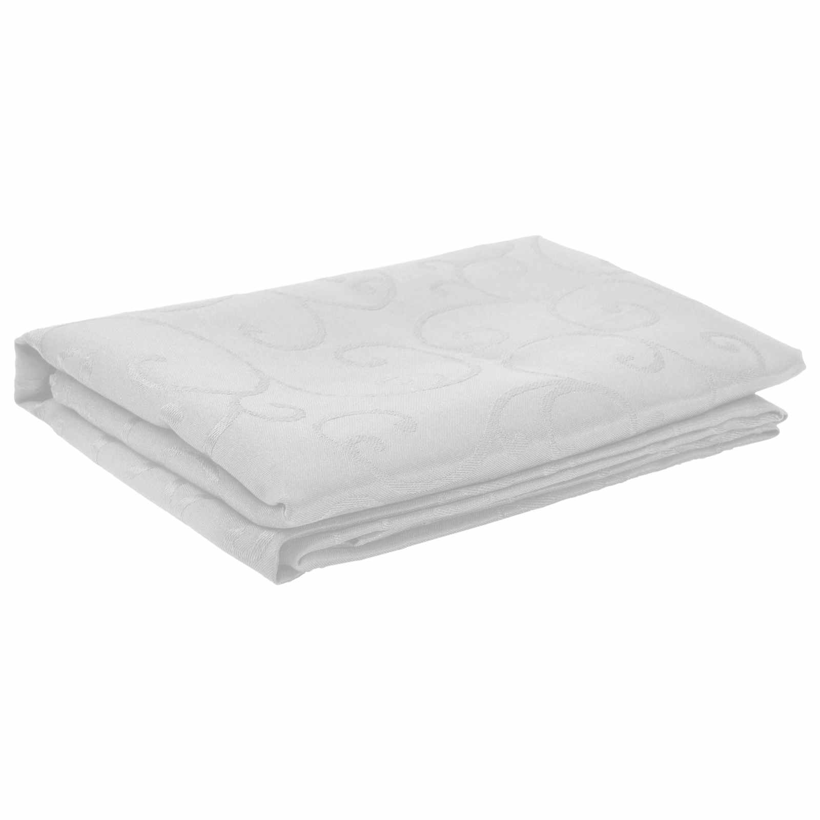 Ύφασμα Τραπέζης 5 τμχ. Ωοειδής Λευκό 160 x 220 cm - Pakobazaar