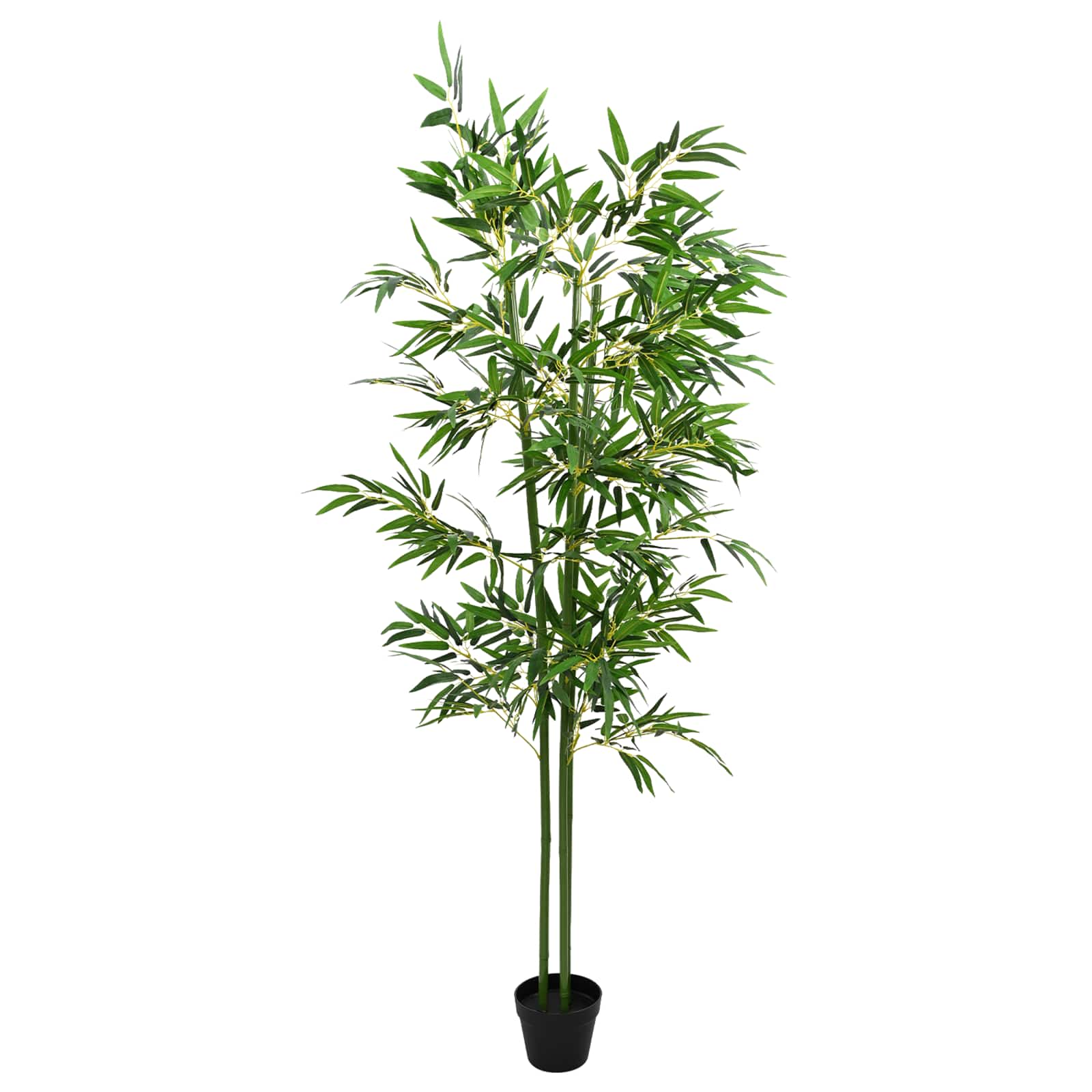 Τεχνητό Δέντρο Μπαμπού 2 pcs Πράσινο 60 x 18 x 190 εκ - Pakobazaar