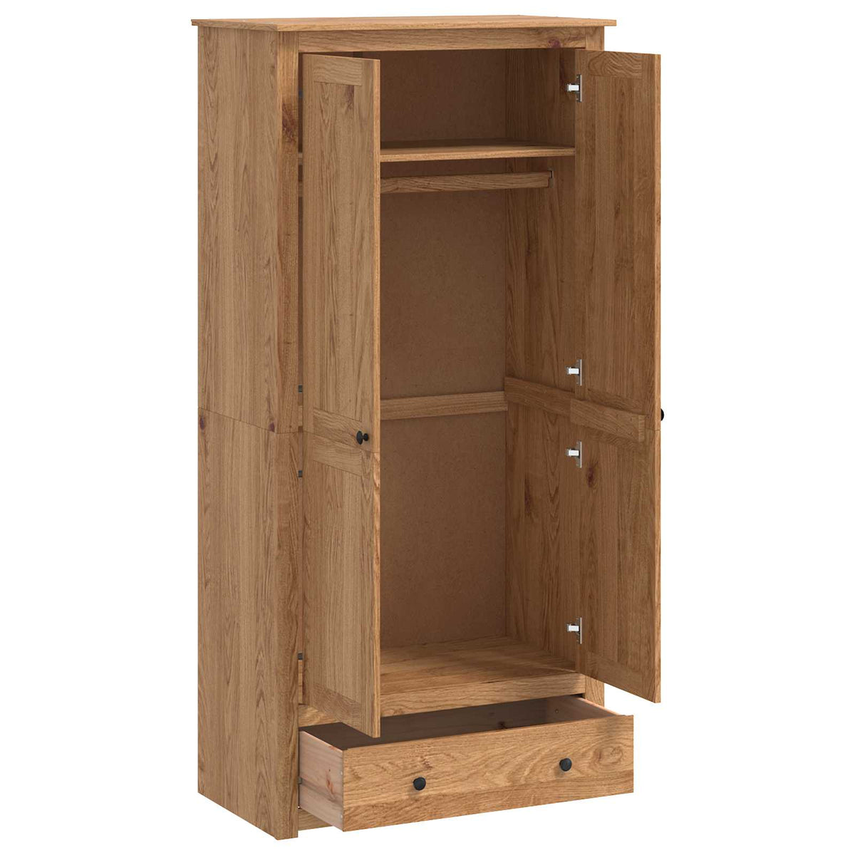 Ντουλάπι PANAMA Μέλι 88,5 x 50 x 185 cm Μασίφ Ξύλο Πεύκου - Pakobazaar
