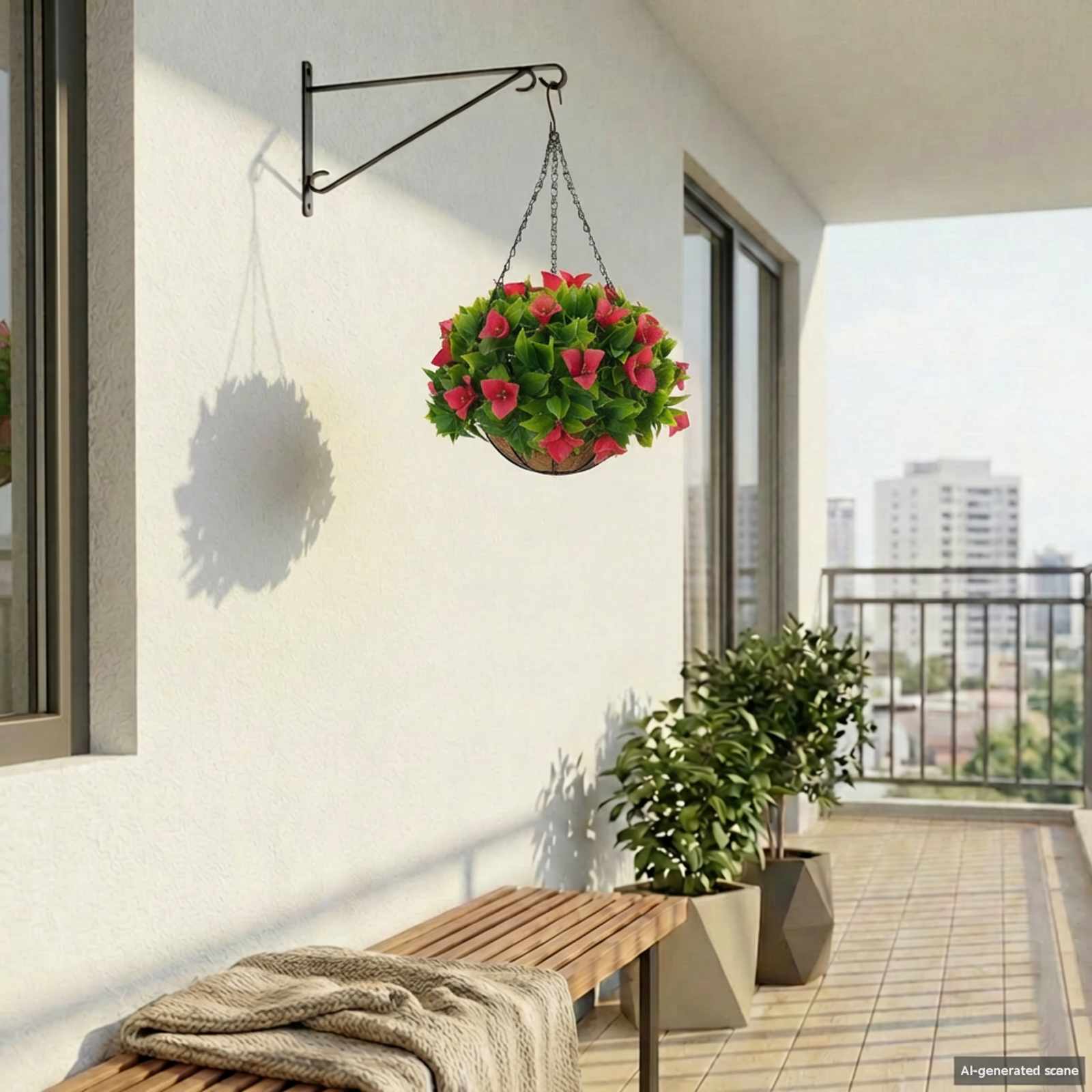 Τεχνητά Λουλούδια Ροζ 33 x 33 x 44 εκ. - Pakobazaar