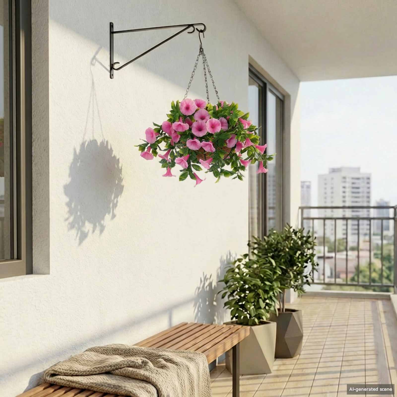 Τεχνητά Λουλούδια Ροζ 55 x 50 x 57 εκ. - Pakobazaar